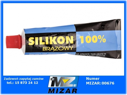 SILIKON 100% 60g BRĄZOWY-40977