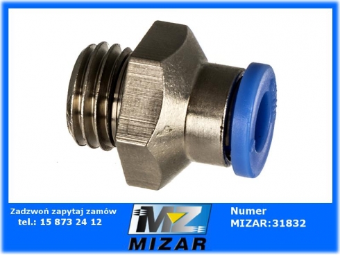 Szybkozłącze Tekalanu fi 6mm M12x1,5 plast-metal-41002