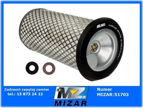 Filtr powietrza HIFI Massey Ferguson 1886637M91 26510232-41023