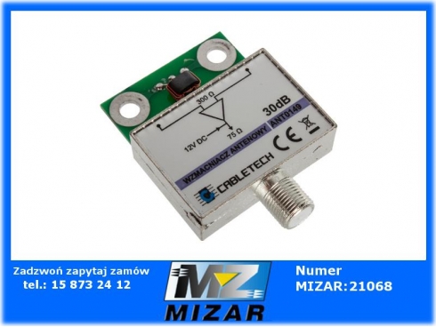 WZMACNIACZ ANTENOWY EKRANOWANY 25dB-41228