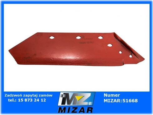 Lemiesz lewy 16" z wymiennym dziobem Kuhn 622137-41470