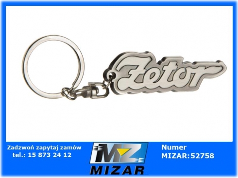 Brelok metalowy z logo Zetor-41765