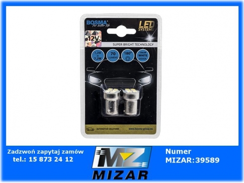 Żarówka Led 12V 4xSMD 5050 Led BA15S 2szt.-41739