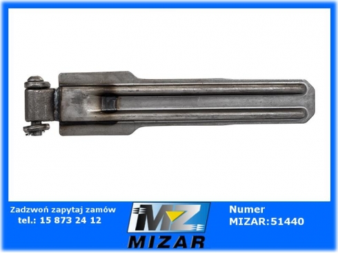 Zawias wtykowy kpl. z połyskiem dł. 430mm -41830