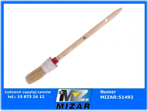 Pędzel okrągły do lakieru fi 25mm rozmiar 4 Mako-41903