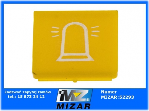 Emblemat symbol włącznika lampy ostrzegawczej JCB 70100037-42008