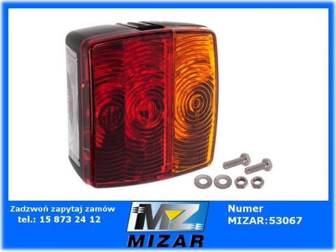 Lampa przyczepki tylna zespolona 12V 24V lewa prawa stop kierunkowskaz pozycja-42262