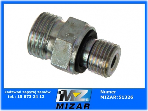 Złącze proste GA 11/16 M-ORFS x 1/4 M-BSP-WD-42888