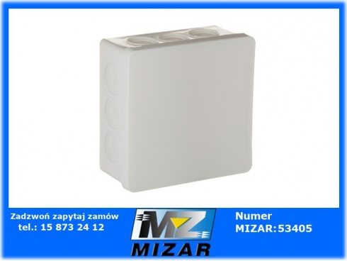 Puszka elektryczna 003-01 biała IP-55 Viplast-42972