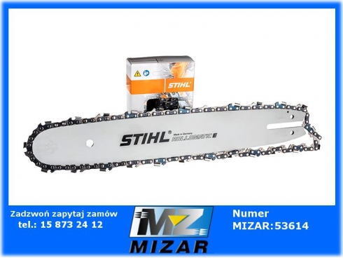 Zestaw prowadnica STIHL Rollomatic E 14" 35cm + łańcuch STIHL Picco Super 3/8" 1,3mm 50og -43198