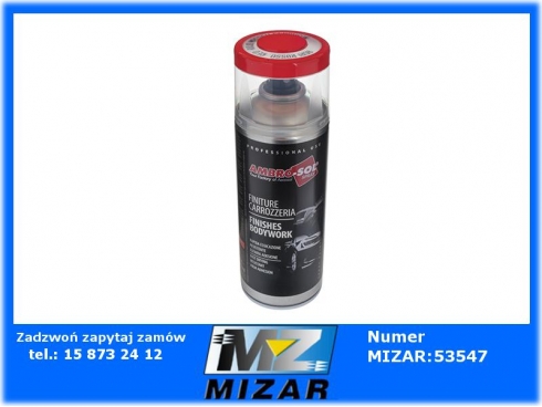 Lakier spray akryl Massey Ferguson czerwony 400ml Ambrosol-43118