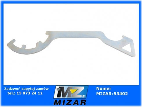 Klucz do złączy i hydrantów typ K6 z trójkątem do złączy fi 52, 75, 110 mm-43469