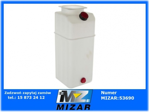 Zbiornik oleju agregatu hydraulicznego wywrotu 12l plastikowy-43592