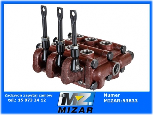 Rozdzielacz hydrauliczny 3-sekcyjny Bizon Hydrotor -43505