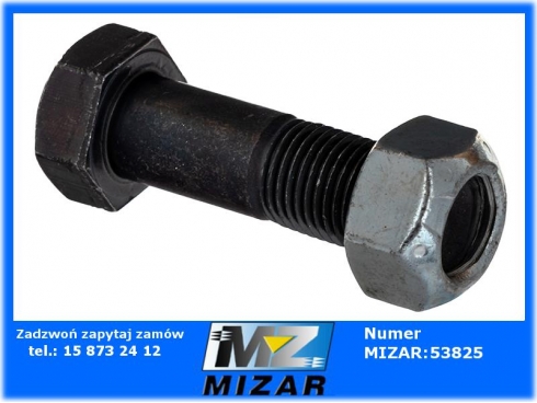 Śruba 1/2" UNF 43mm 12.9 z nakrętką-43520