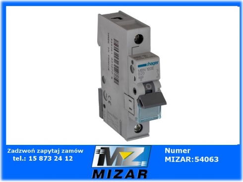 Wyłącznik nadprądowy MBN120E S301 B-20 Hager -43779