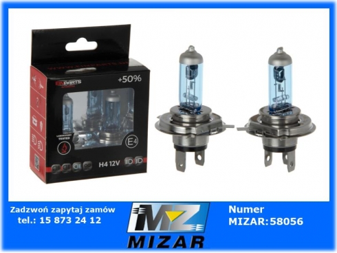 Żarówka H4 12V 60/55W 2szt. Einparts EPB11K -45676