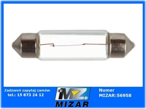 Żarówka C5W 12V 5W SV8.5 11x42mm-45722