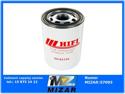 Filtr hydrauliczny SH 66093 Ford New Holland odpowiednik 9846407 SBA340500380 SBA340500610 89846407-45727