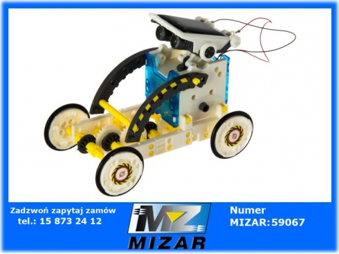 Zabawka edukacyjna robot solarny zestaw 14w1-46064