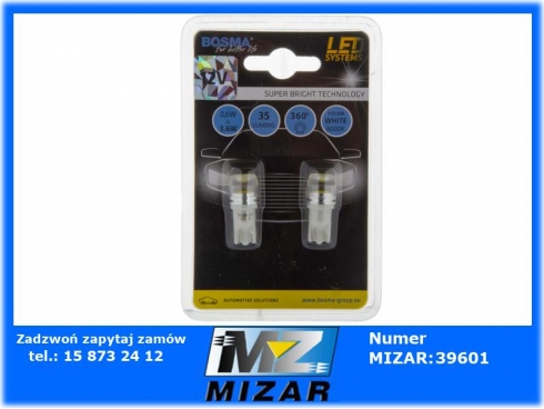 Żarówka Led 12V 1xSMD 7080 Led T10 2szt.-46162