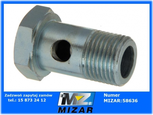 Śruba drążona oczkowa 1/2" BSP - 2 otwory-46202