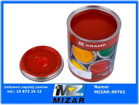 Lakier do maszyn Manitou czerwony 1l Kramp-46287