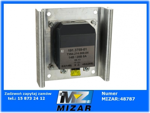 Regulator napięcia MTZ 820 14V 28V 8A 191375901-47099