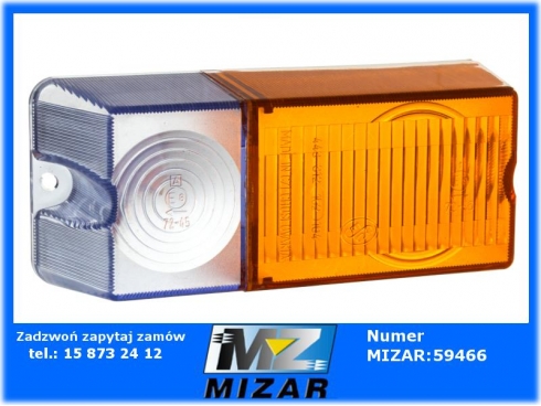 Klosz lampy kierunkowskazu mały prawy Zetor 931867-47167