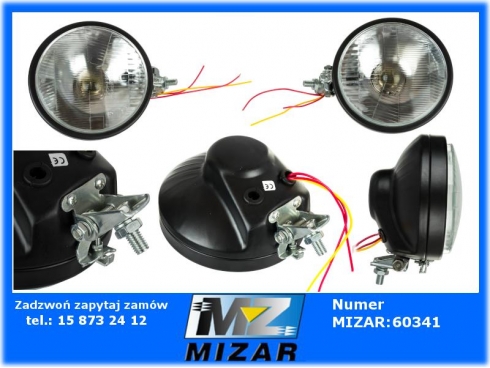 Lampy przednie MTZ metalowe z pozycją lewa i prawa 3130411-47678