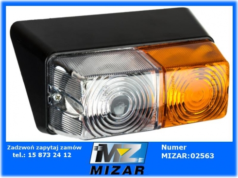 Lampa boczna lewa metalowa T-25 FP204-47658