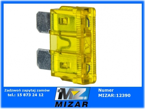 Bezpiecznik płaski MIDI NORMAL 20A żółty-47826