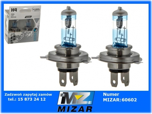 Zestaw żarówek 2x H4 12V 60/55W P43T Vision-48217