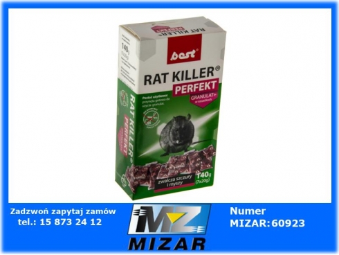 RAT KILLER PERFEKT 140g trutka na myszy szczury-48275