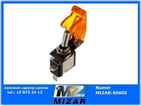 Przełącznik Top Gun 12V 20A pomarańczowy-48219