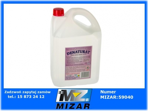 Denaturat 5l rozcieńczalnik spirytusowy bezbarwny-48279