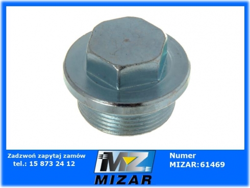 Korek spustowy mostu z magnesem C-360 46784160 M30x1,5-48680