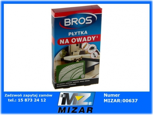 BROS PŁYTKA OWADOBÓJCZA -48681