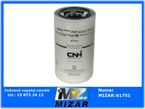 Filtr oleju hydraulicznego CNH 84581942-48910