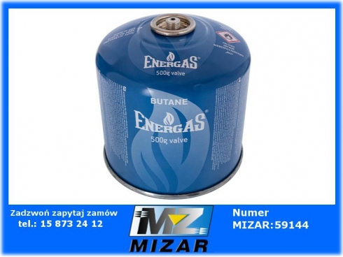 Kartusz gaz butan 500g do lampy lutowniczej Energas-49165