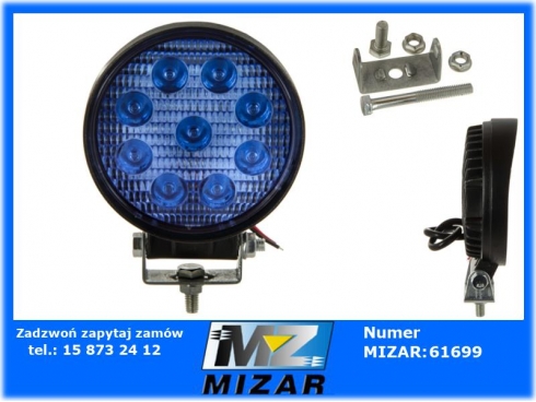 Lampa robocza halogen LED 27W Flood światło rozproszone-49104