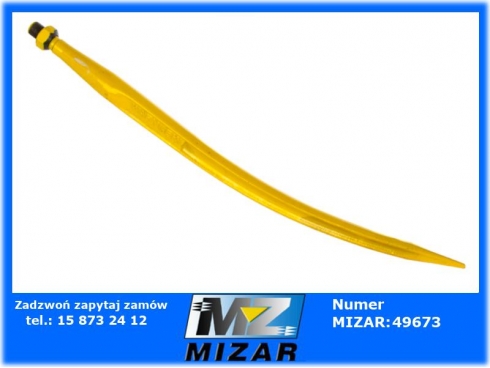 Ząb ładowacza wygięty zamykający 680mm chwytak ( krokodyl ) zamiennik 5193-FT89K Tur Waryński-49652