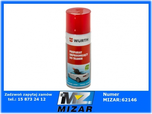 Impregnat do tkanin dachów markiz rolet 400ml Wurth-49603