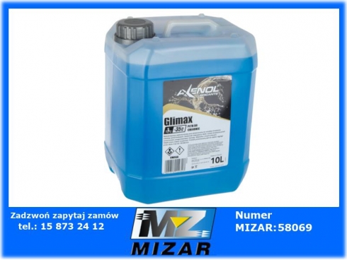 Płyn do chłodnic Glimax -35'C niebieski 10l Axenol-49720