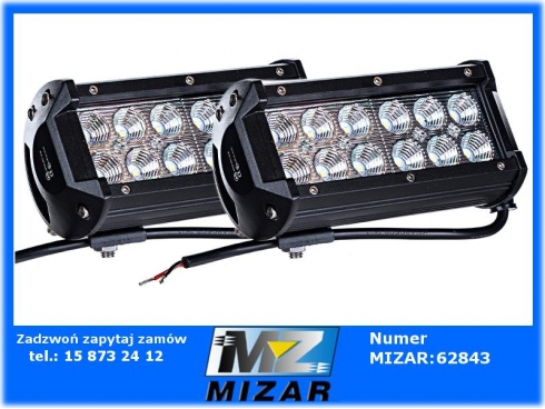 Lampa robocza 12 LED 36W halogen szperacz 2szt 12V 24V-49877