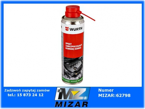 Preparat odstraszający kuny 250ml Wurth zabezpieczający komorę silnika-49894