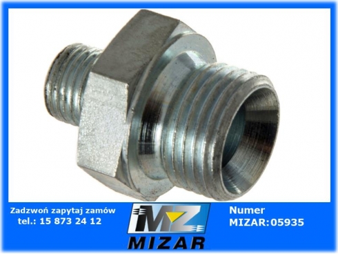 Nypel prosty redukcja 1/2" x 1/4"-49810