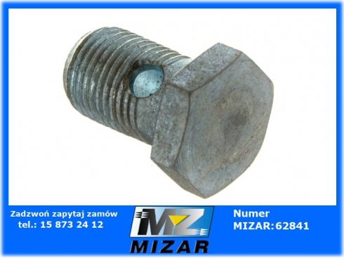 Śruba przelewowa paliwa M16x1,5 Zetor 972479-49891