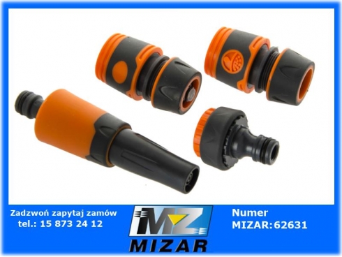 Zestaw dysza prosta 1/2" z szybkozłączkami-49814