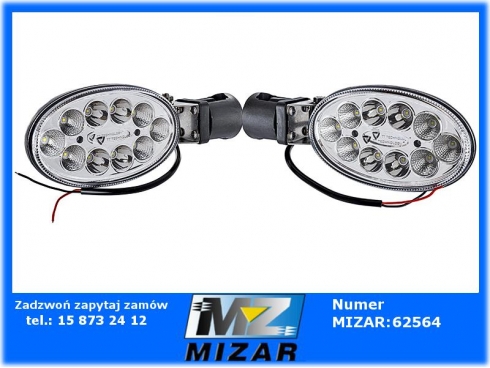 Lampa robocza led z uchwytem bocznym 2szt Case New Holland-50108